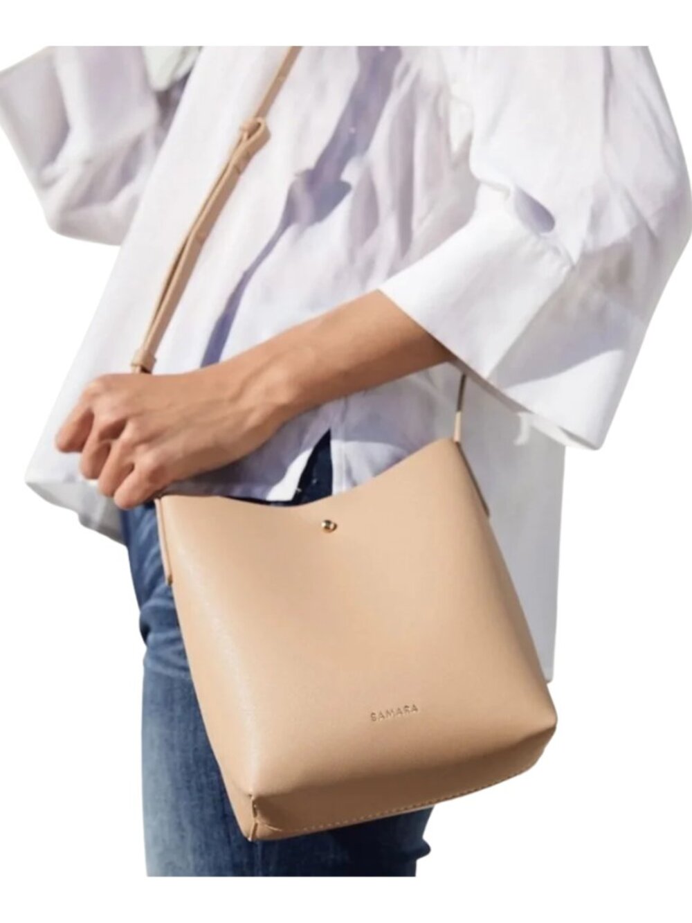 SAMARA Vegan Leather Shoulder Bag Crossbody